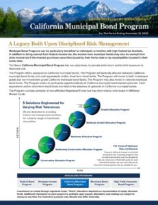 California Municipal Bond Program Details Thumbnail