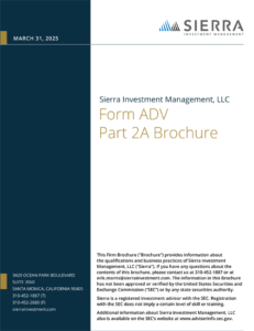 SIM Form ADV Part 2A Thumbnail